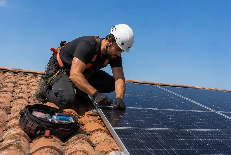 Maintenance et monitoring de panneaux solaires à Mauron