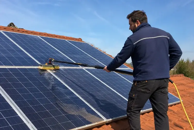 Nettoyage et entretien de panneaux solaires à Mauron