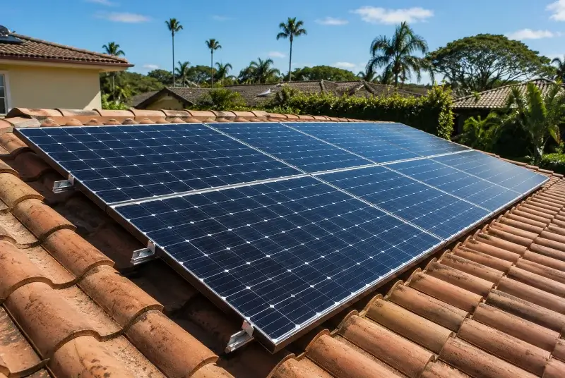 Installation de panneaux solaires à Mauron